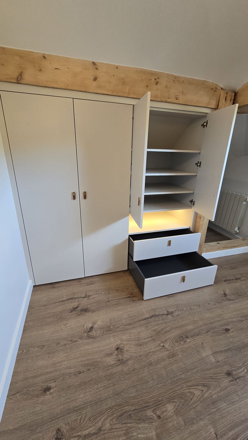 Rangements sous pente